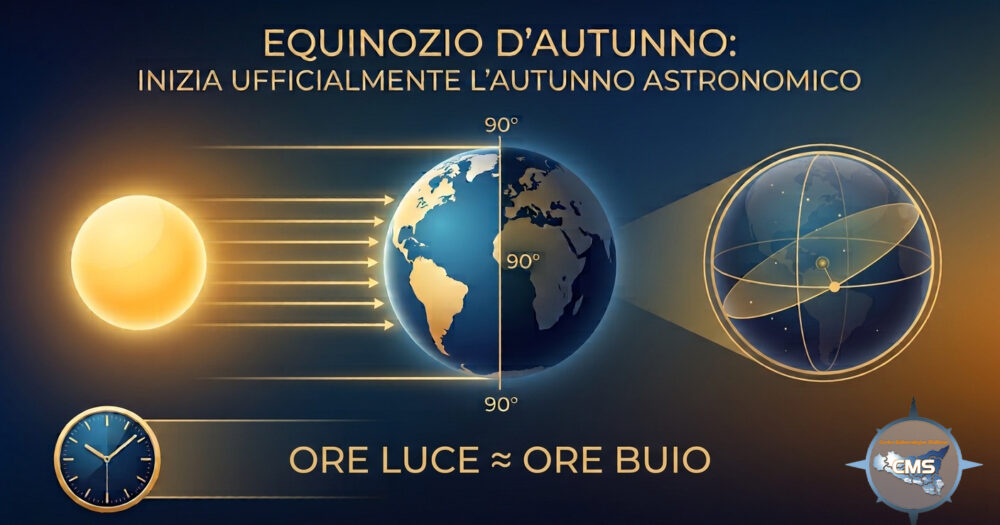 Da OGGI 23 SETTEMBRE, EQUINOZIO D’AUTUNNO, inizia ufficialmente L’AUTUNNO ASTRONOMICO, cosa accade?
