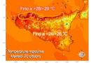 Temporanea impennata termica domani martedì 20 ottobre: valori estivi fino a +29 °C